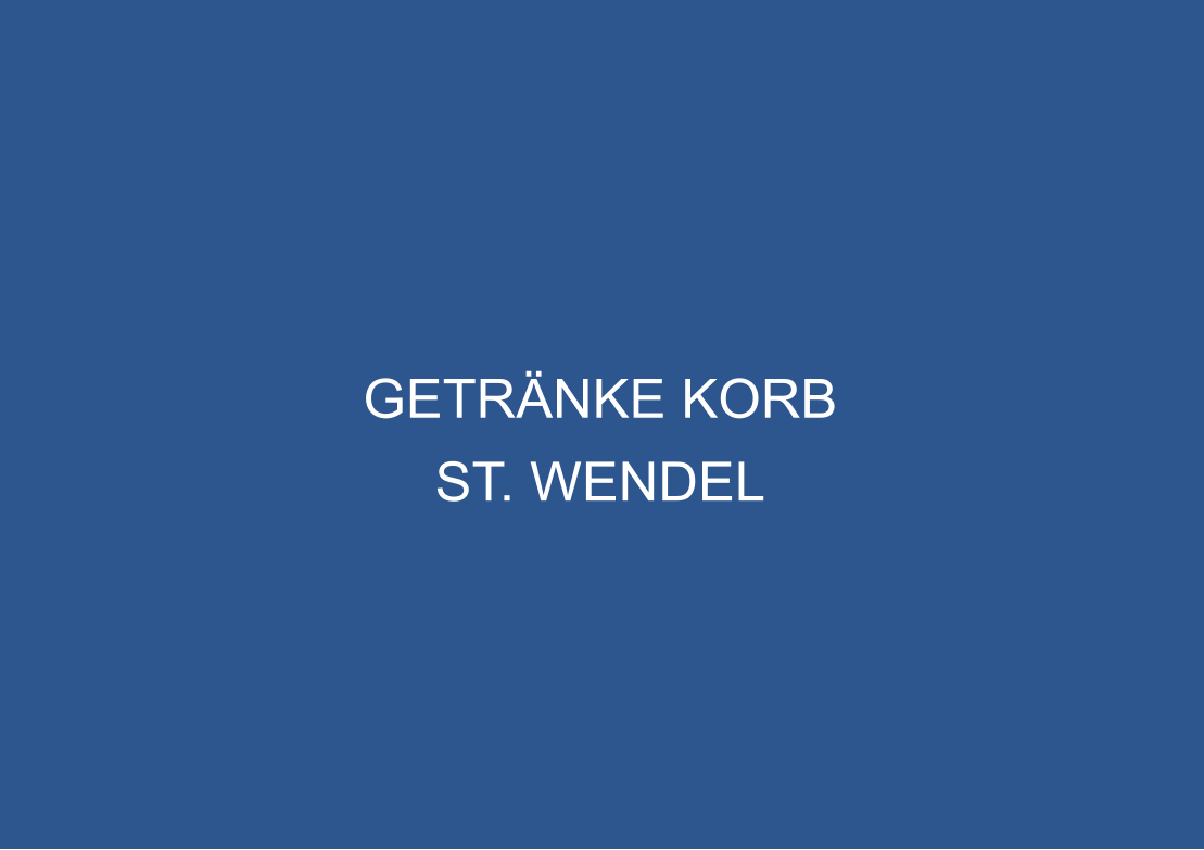 GETRÄNKE KORB ST. WENDEL